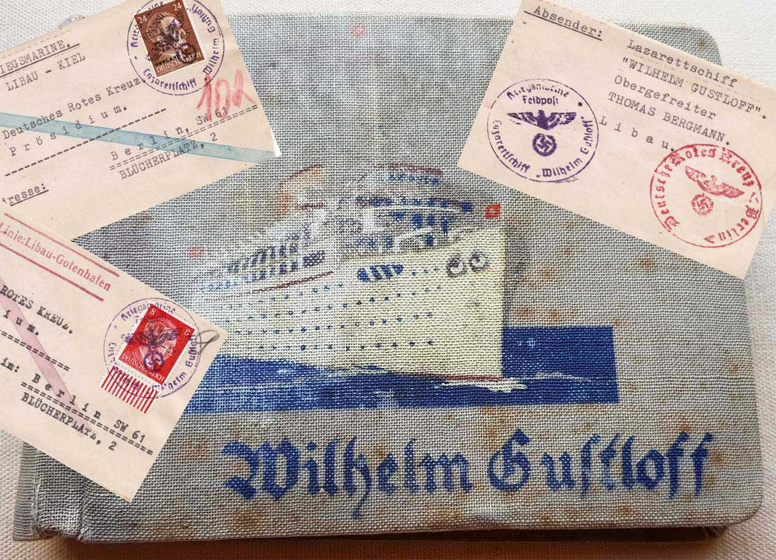 GERMAN WW2 LAZARETTSCHIFT WILHELM GUSTLOFF + FELDPOSTS (1 of 20)