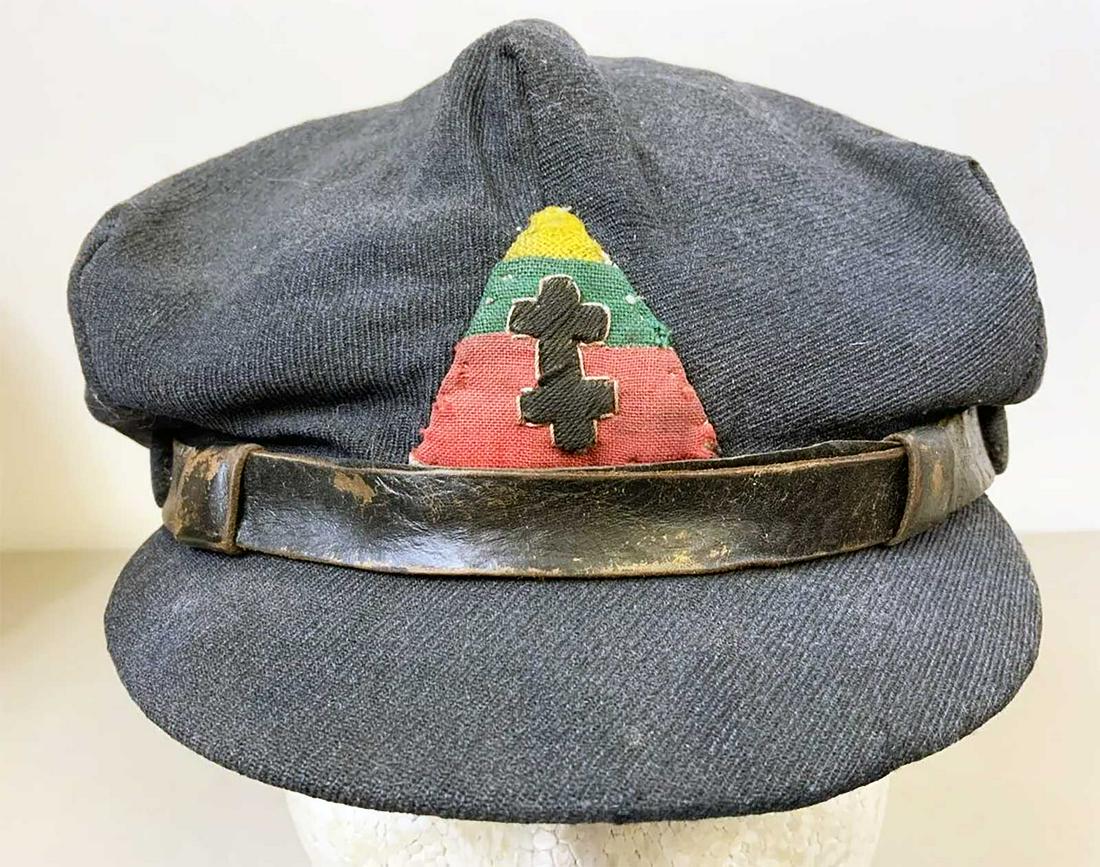 EXTREMELY RARE WWII LITHUANIAN HAT FOREST BROTHERS (1 of 15)