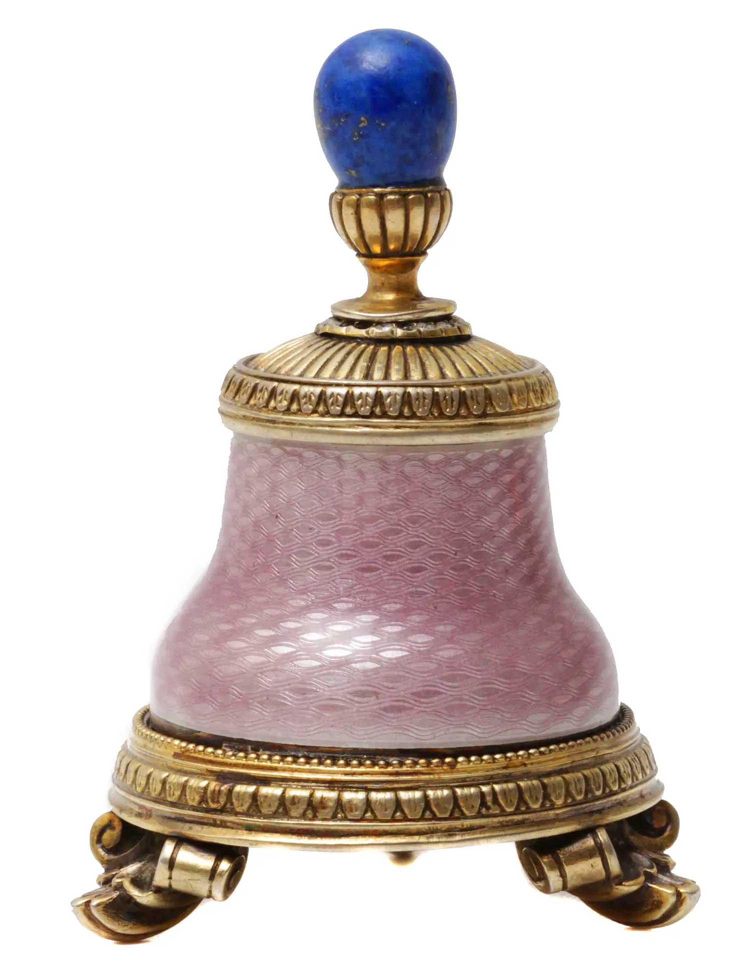 FABERGE - RUSSIAN SILVER & DIAMOND GLUE BOTTLE (1 of 13)