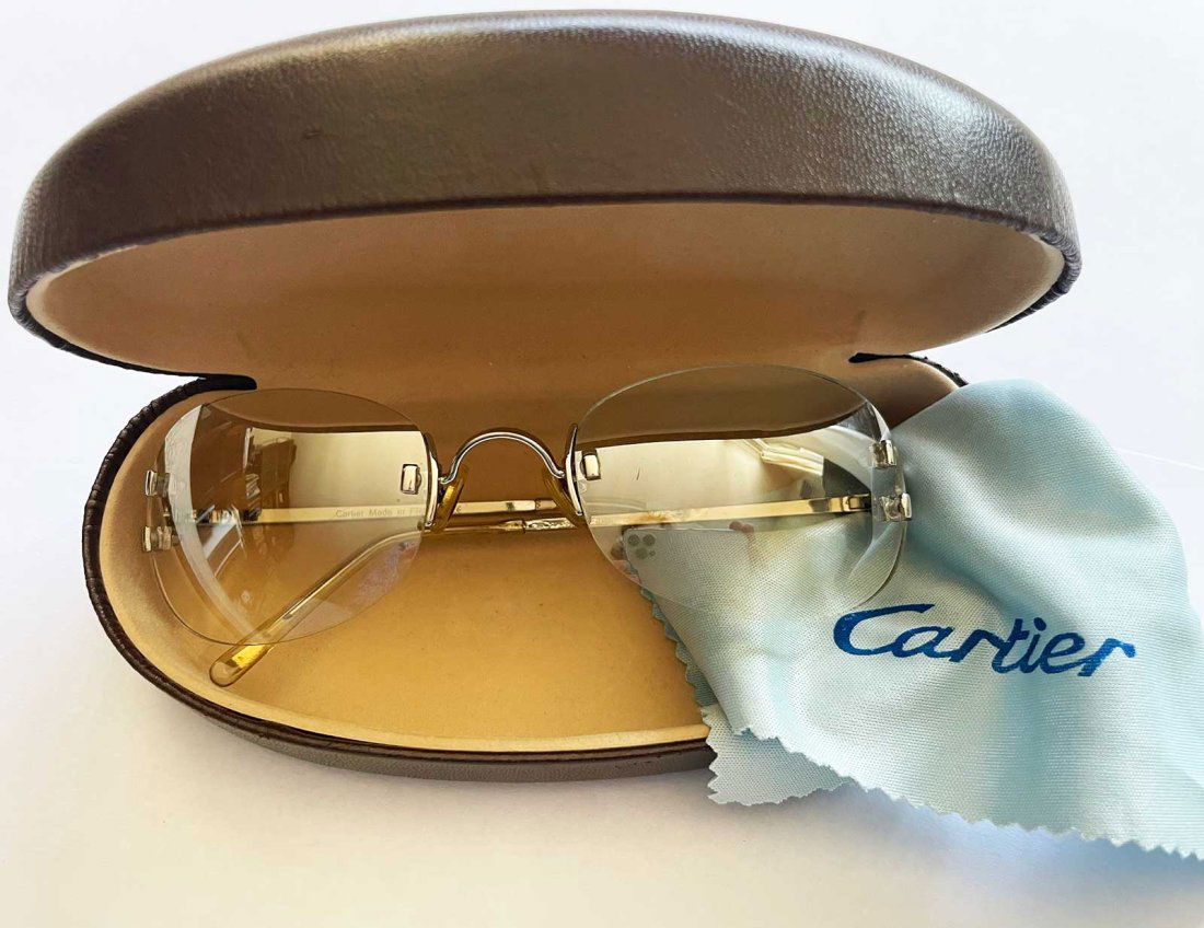 CARTIER SERRANO RIMLESS SUNGLASSES (1 of 17)