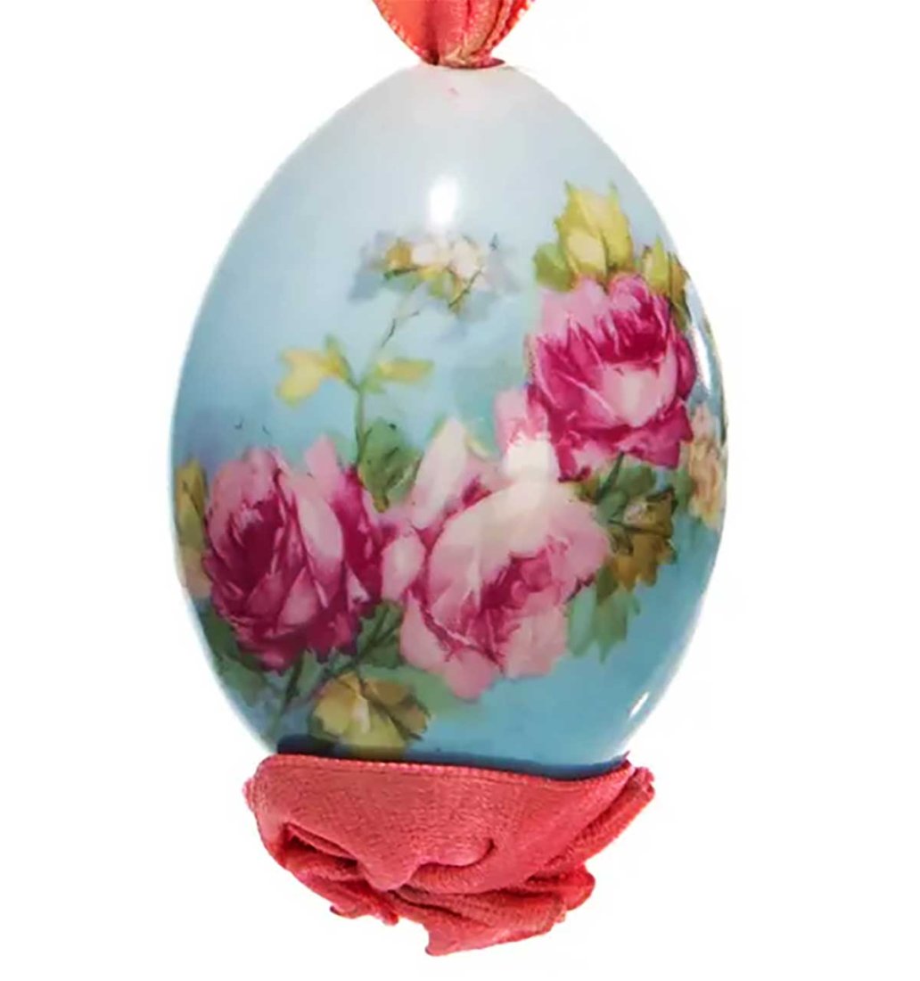 RUSSIAN HAND PAINTED PORCELAIN EASTER EGG, 19c. (1 of 10)