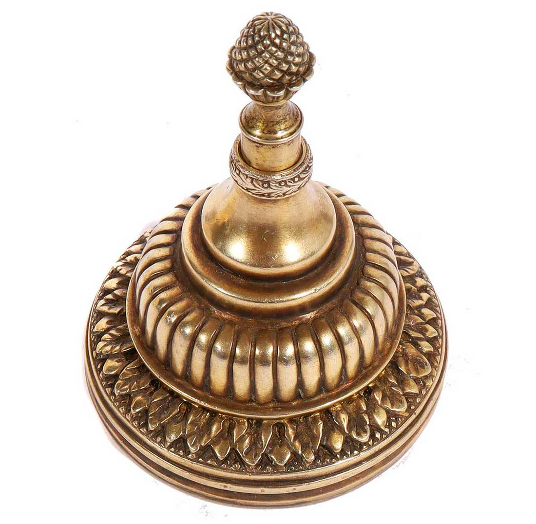FABERGE - ANTIQUE RUSSIAN SILVER PERFUME BOTTLE, MARKED (1 of 13)
