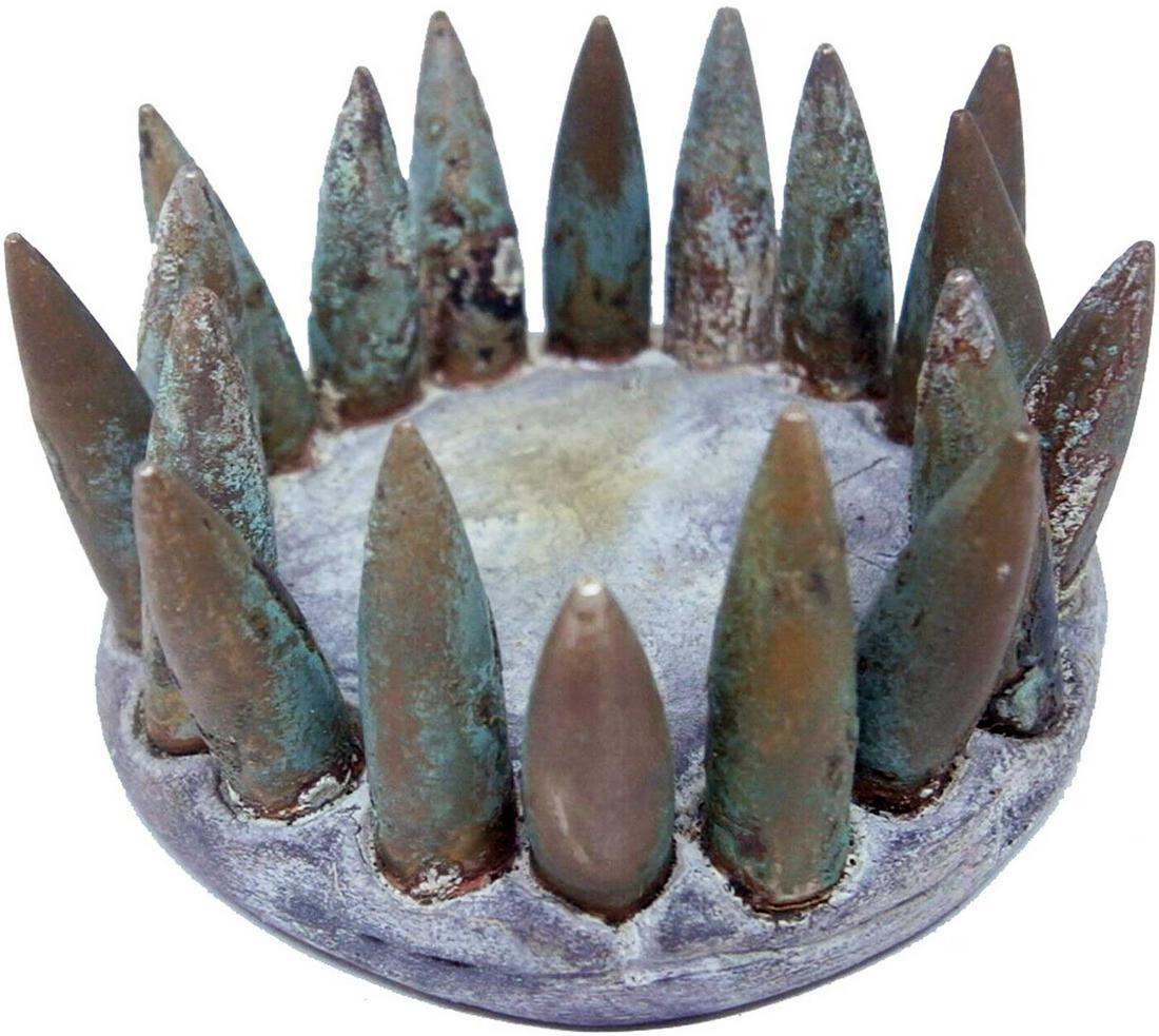 GERMAN WW2 ASHTRAY with BULLETs from KL, KZ: GERMAN WW2 ASHTRAY with BULLETs from CONCENTRATION CAMP Very unusual item. Total: 18 bullets. Selling on consignment. ESTIMATE PRICE: $40 - $400. HISTORY of SALES: A few years ago ashtray from concent