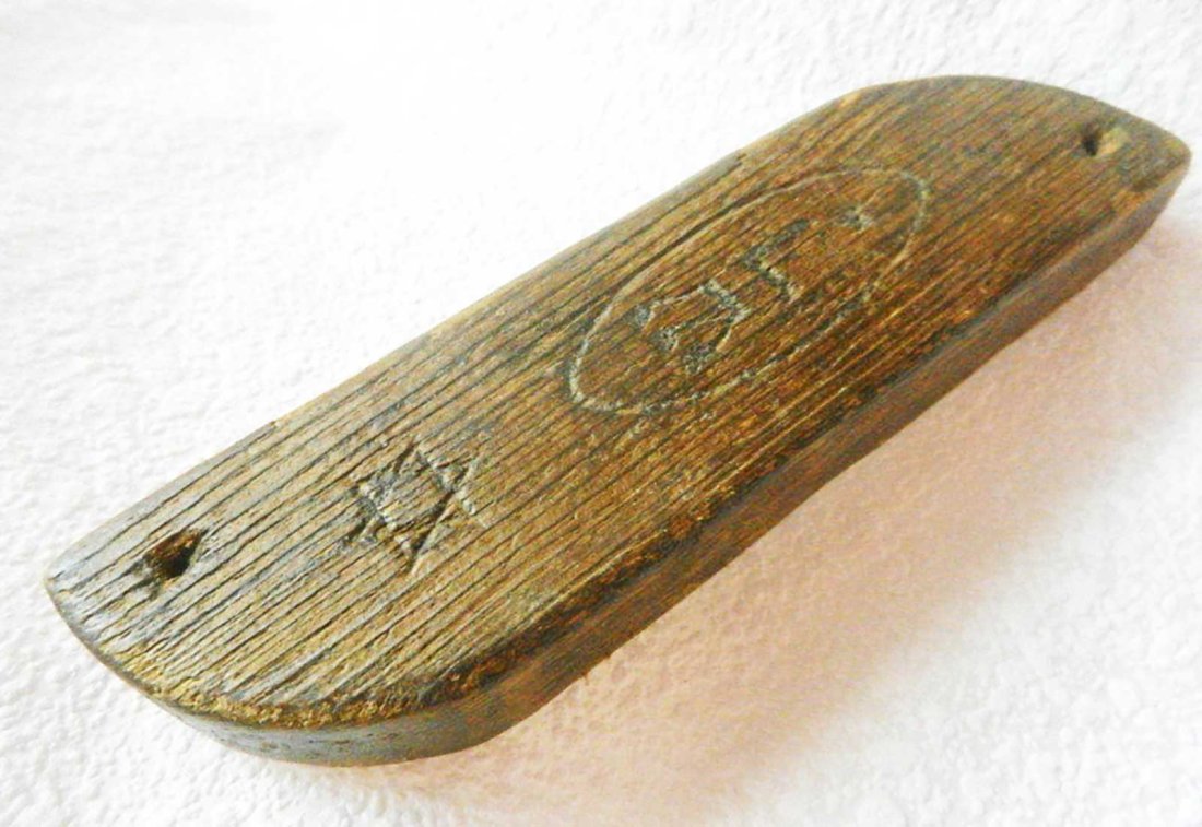 JEWISH WW2 MEZUZAH w. STAR of DAVID (1 of 15)