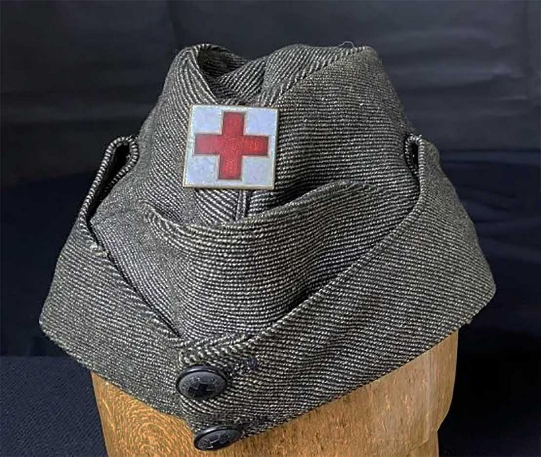 RARE WWI ERA RED CROSS MAN's HAT, 1914-1916 (1 of 4)