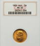 RUSSIAN GOLD 5 ROUBLES 1900-F3, MS65 NGC