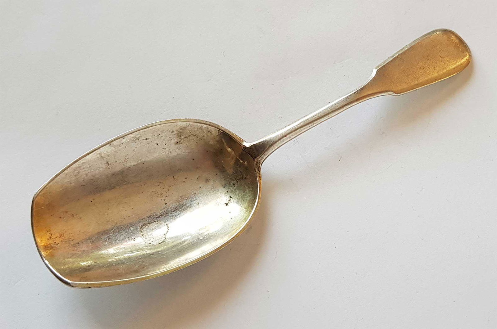 ANTIQUE RUSSIAN SILVER SERVING SPOON (1 of 11)