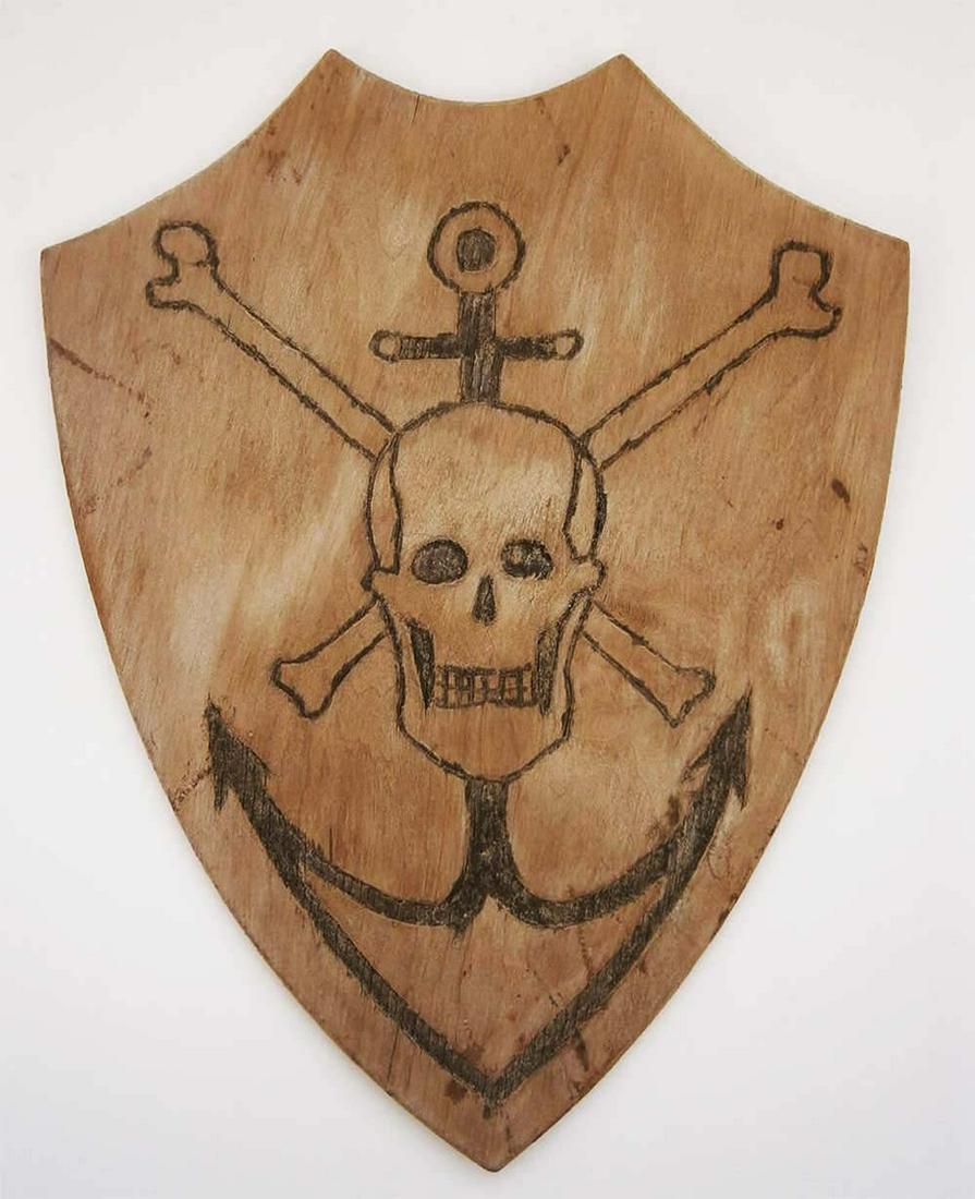 GERMAN WW2 KRIEGSMARINE ANCHOR + SKULL & BONES (1 of 11)