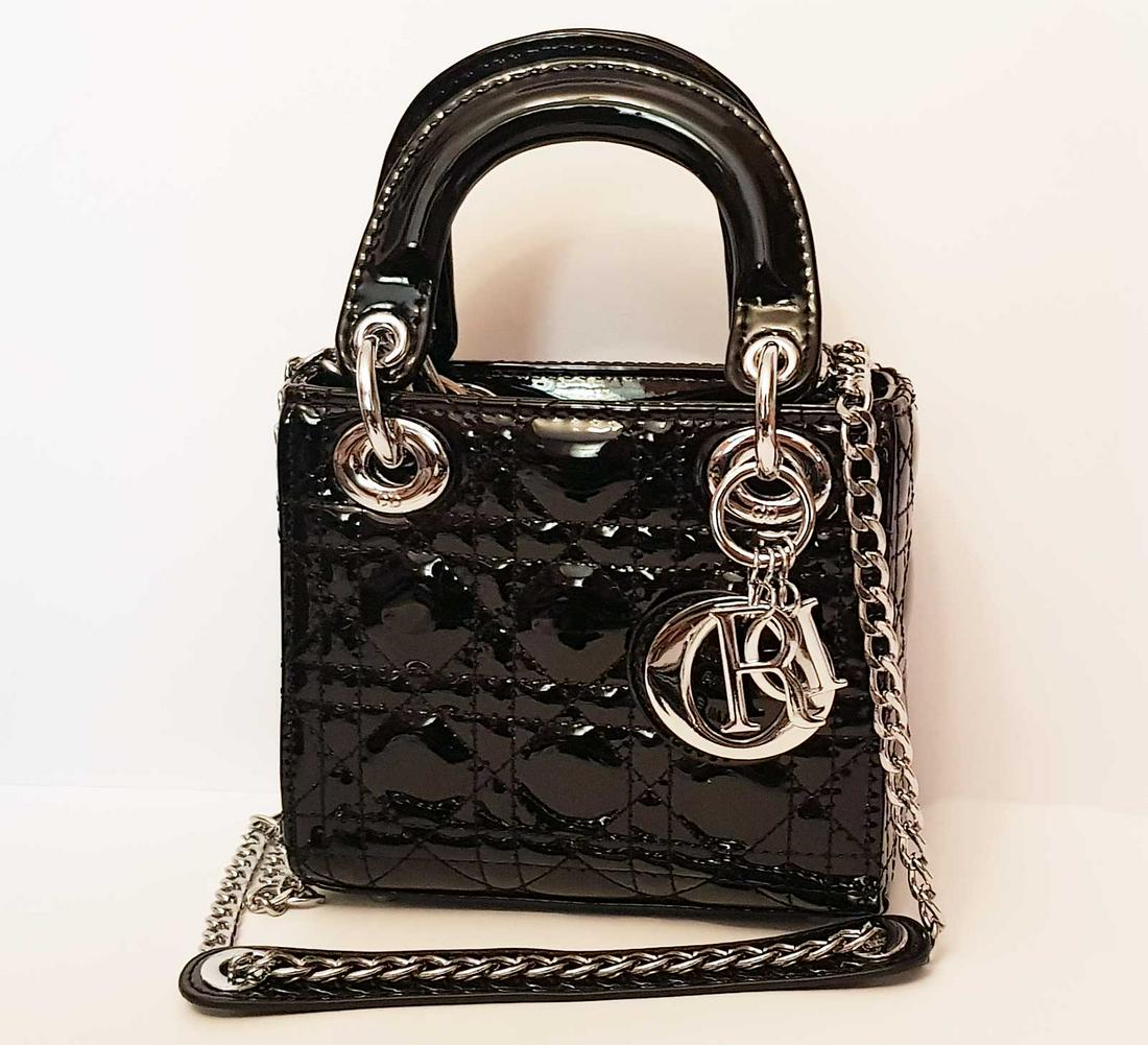 LADY DIOR BLACK SMALL BAG (1 of 18)