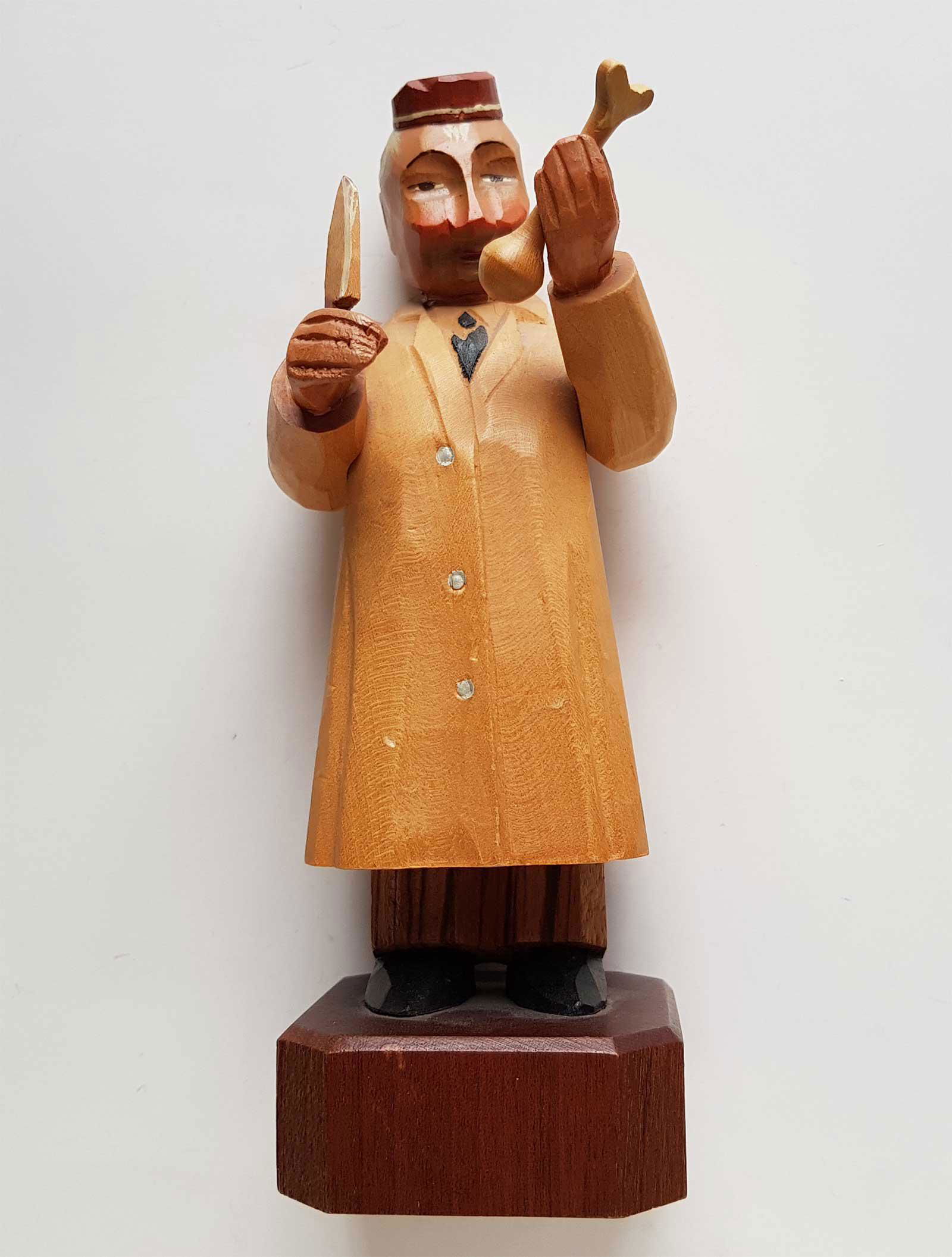 JEWISH DOCTOR FIGURINE of ANRI ART CARVED WOOD (1 of 14)