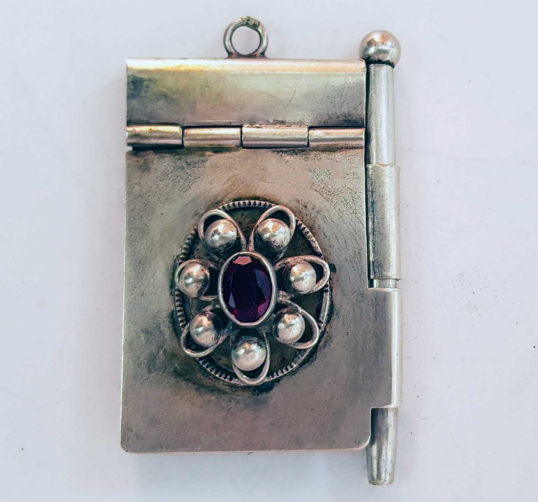 EXTREMELY RARE RUSSIAN SILVER DANCE CARD, 19c. (1 of 15)