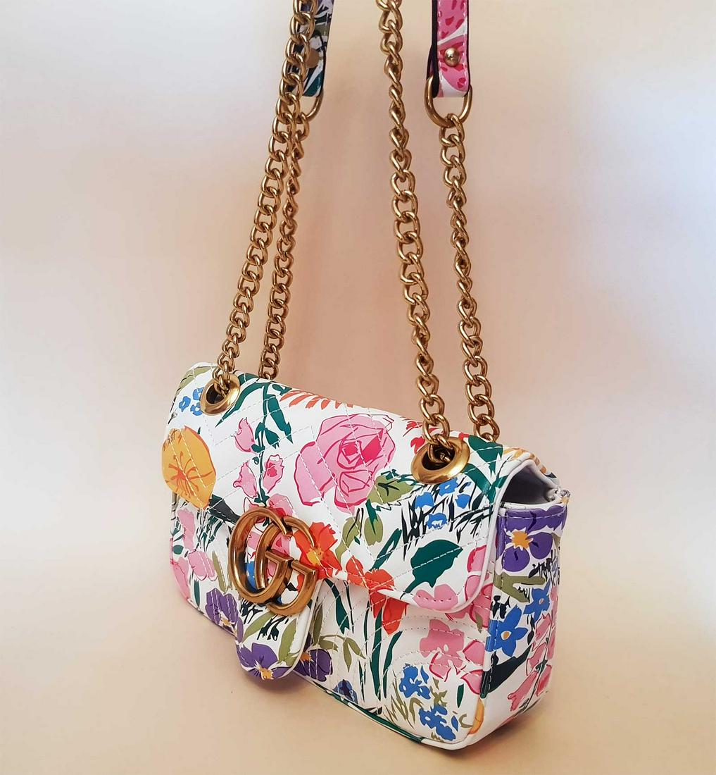 GUCCI FLORAL PRINT SMALL SHOULDER BAG (1 of 19)