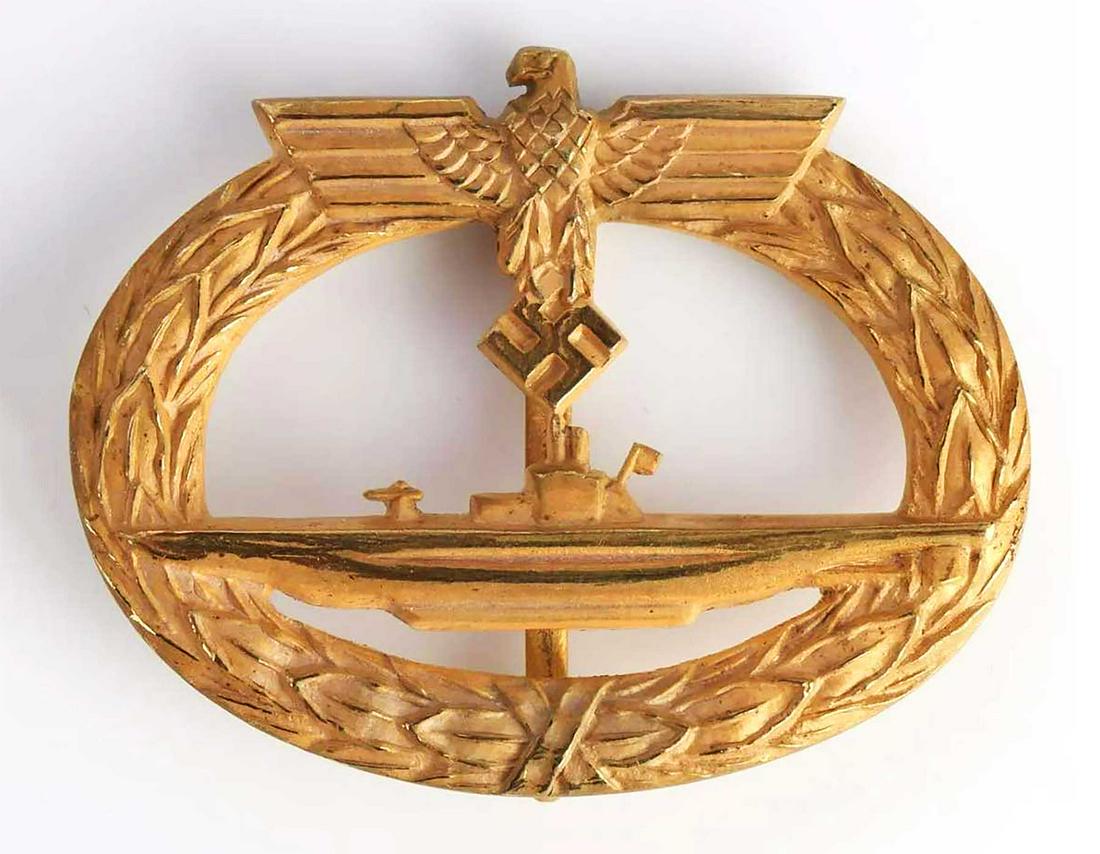 GERMAN WW2 KRIEGSMARINE U-BOAT BADGE, C.E.JUNCKER (1 of 13)
