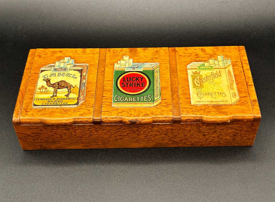 ANTIQUE RUSSIAN KARELIAN BIRCH CIGARETTE CASE (1 of 16)