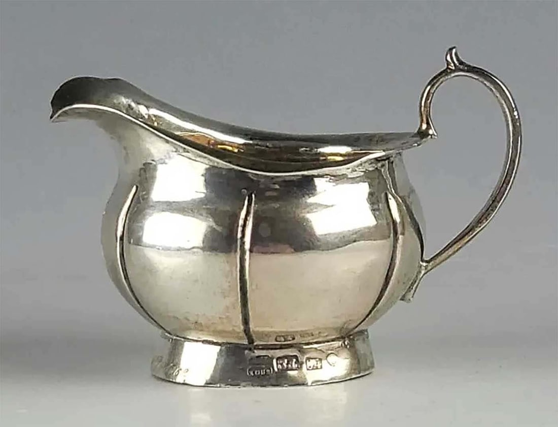 ANTIQUE RUSSIAN CREAMER w. UKRAINIAN COSSACKS, 1852 (1 of 11)