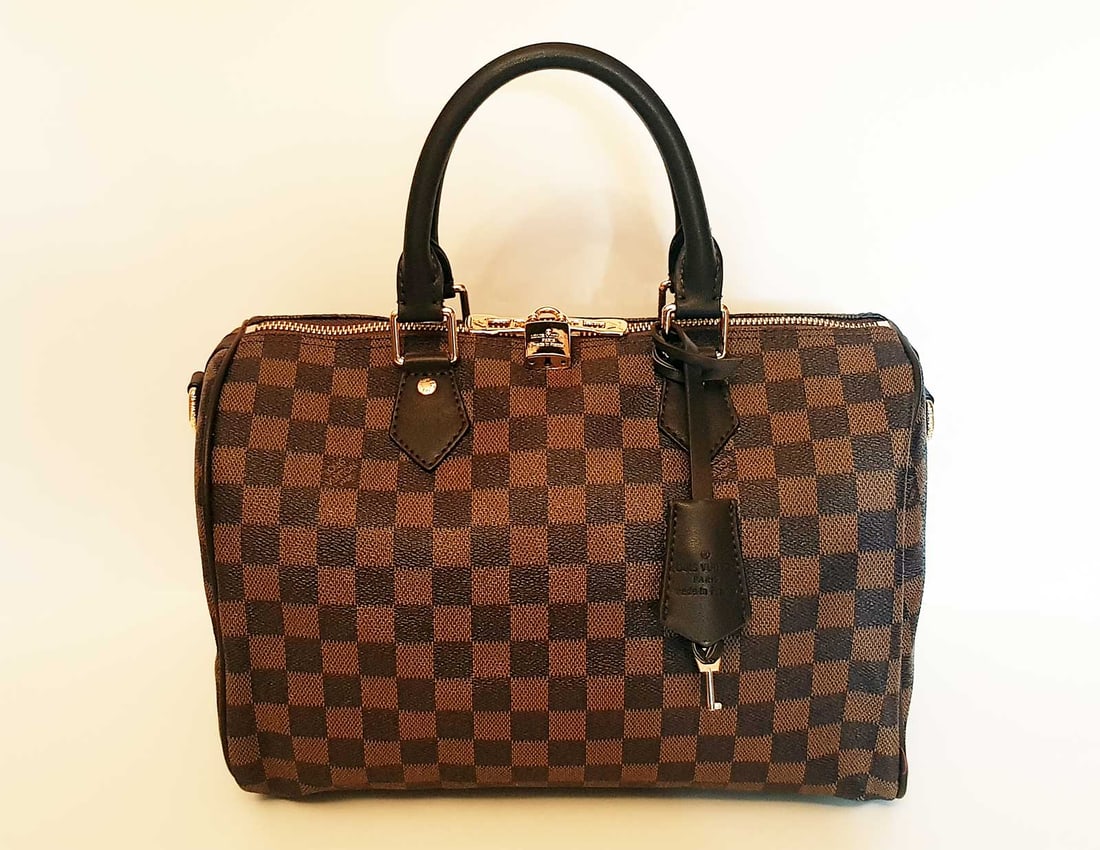 LOUIS VUITTON DAMIER EBENE SPEEDY 30 (1 of 19)