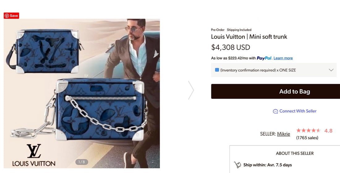 Louis Vuitton Mini Soft Trunk Auction 162903955 16 x
