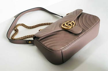 Gucci GG Marmont Medium Shoulder Bag in Purple