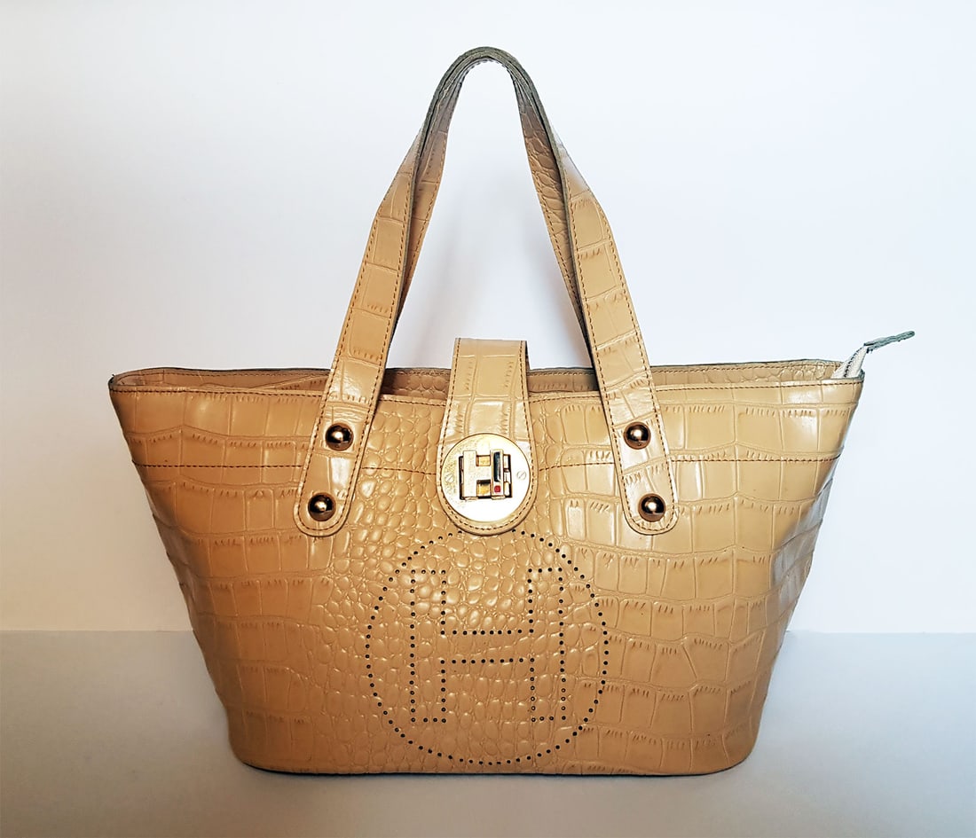 HERMES TOTE BEIGE LEATHER BAG (1 of 13)