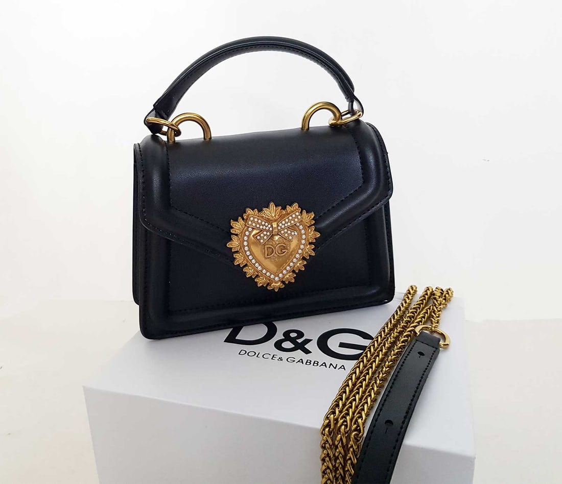 Mini Devotion Leather Top Handle Bag