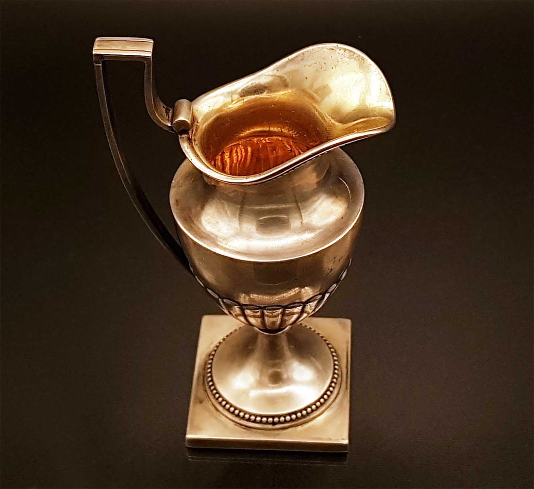 FABERGE - RUSSIAN SILVER JUG, PITCHER, c.1890 (1 of 20)