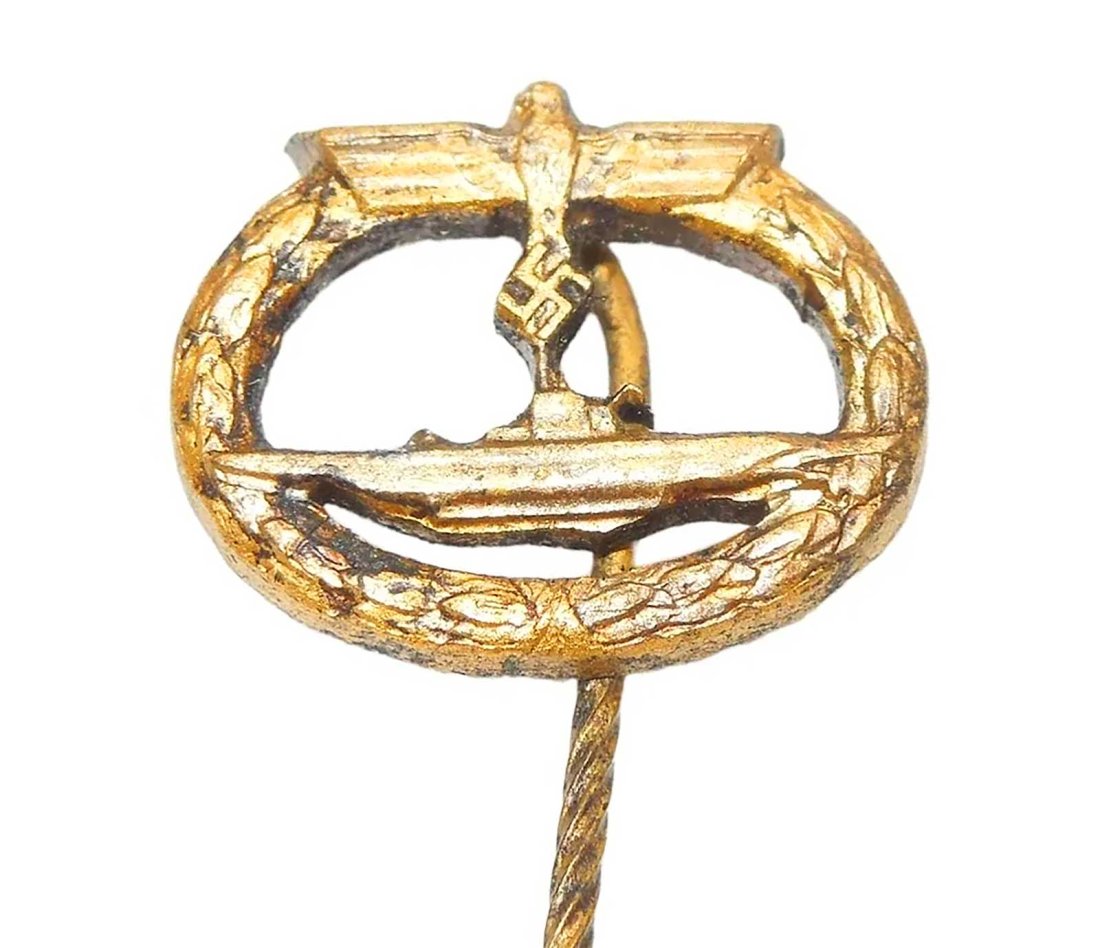 GERMAN WWII KRIEGSMARINE U-BOAT MINIATURE BADGE (1 of 4)