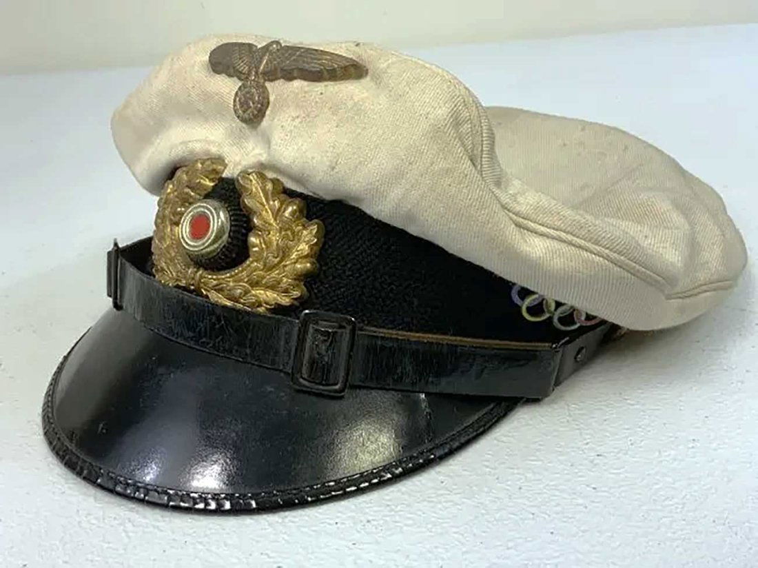 EXTREMELY RARE GERMAN WWII U-BOAT VISOR HAT (1 of 18)