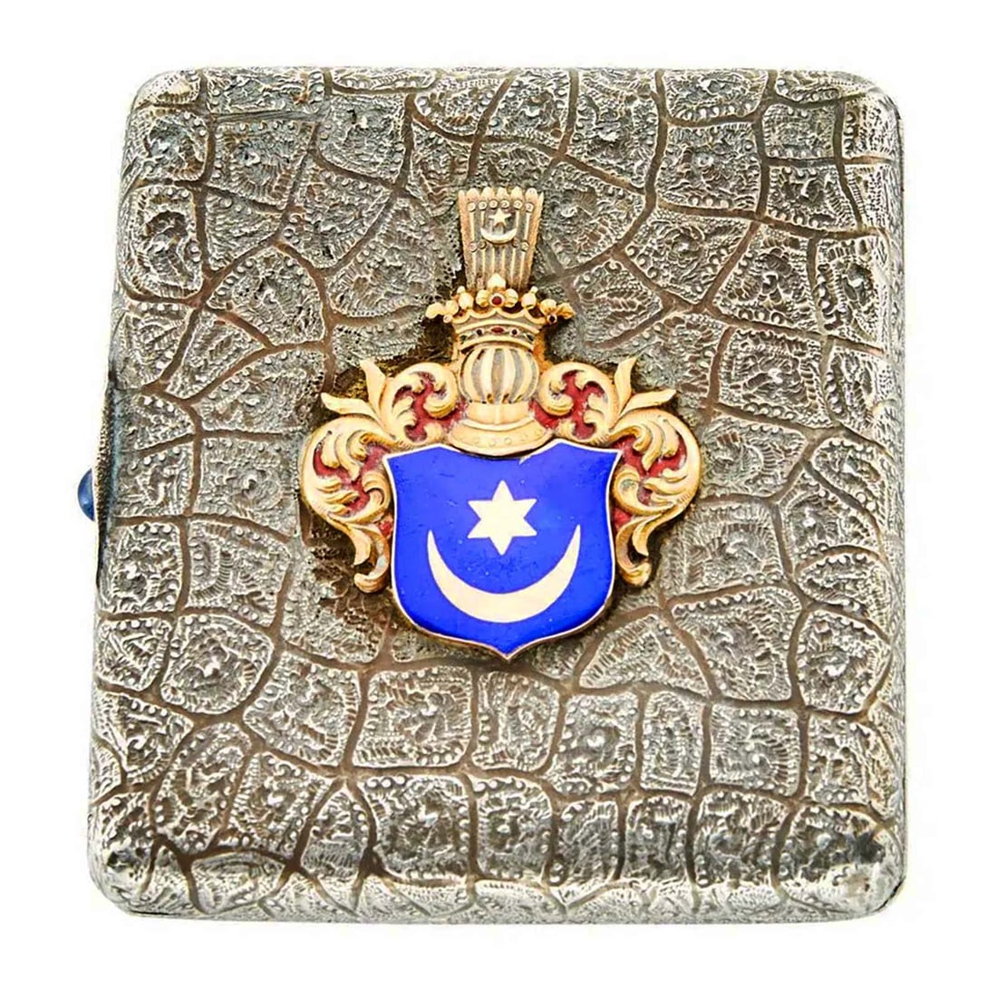 RUSSIAN MILITARY PRESENTATION CIGARETTE CASE, 1877 (1 of 20)