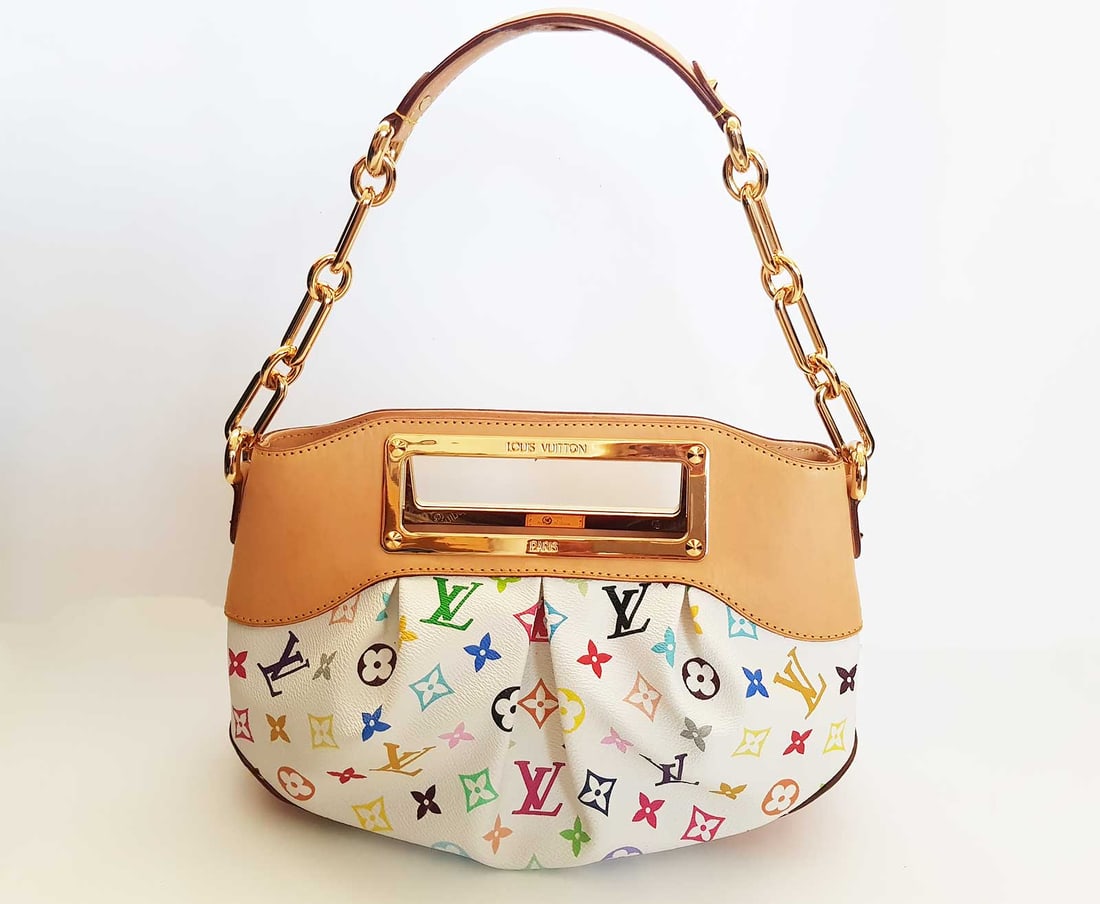 LOUIS YUITTON WHITE MONOGRAM MULTICOLORE (1 of 16)
