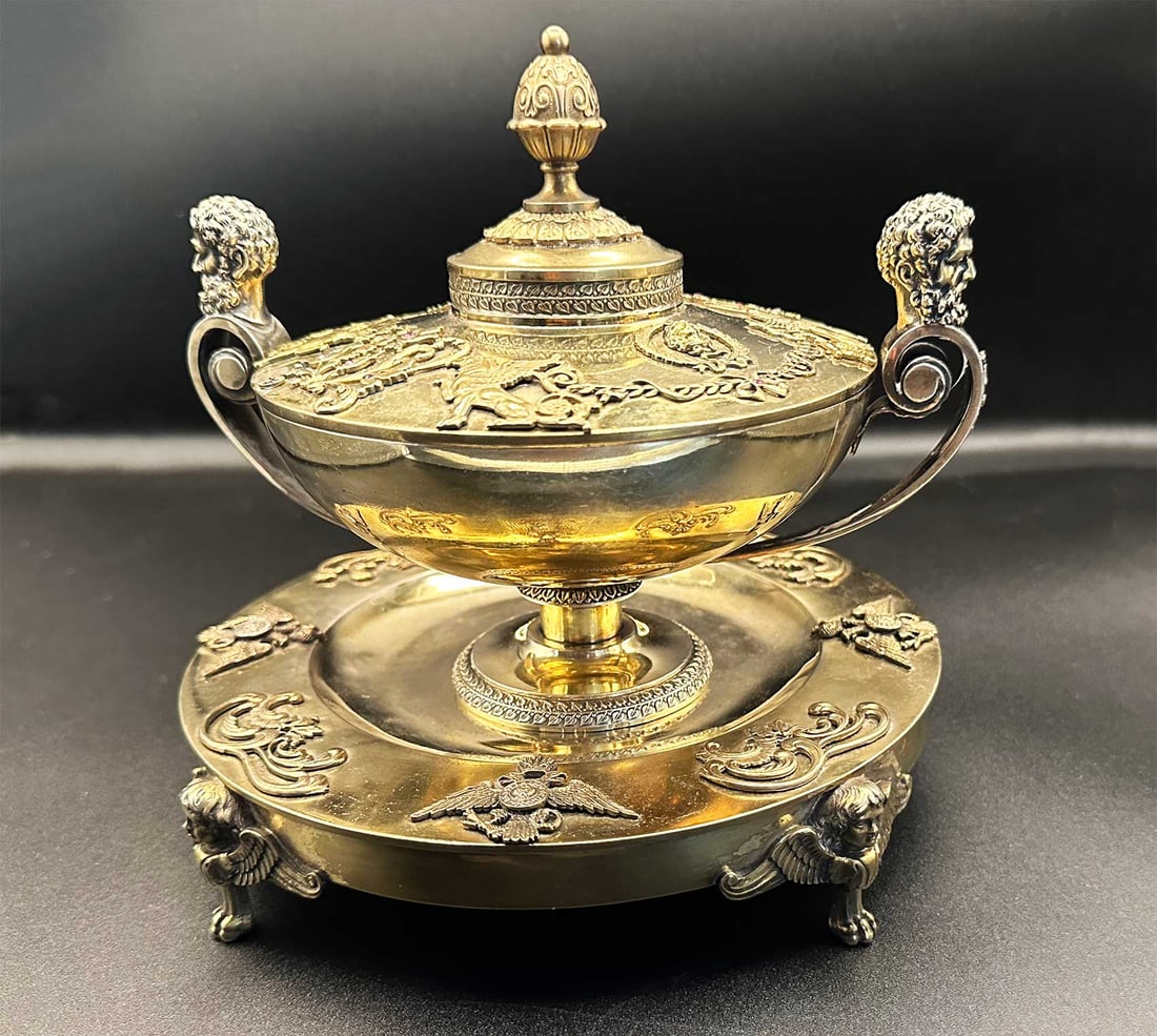 MONUMENTAL RUSSIAN SILVER SOUP TUREEN (1 of 20)