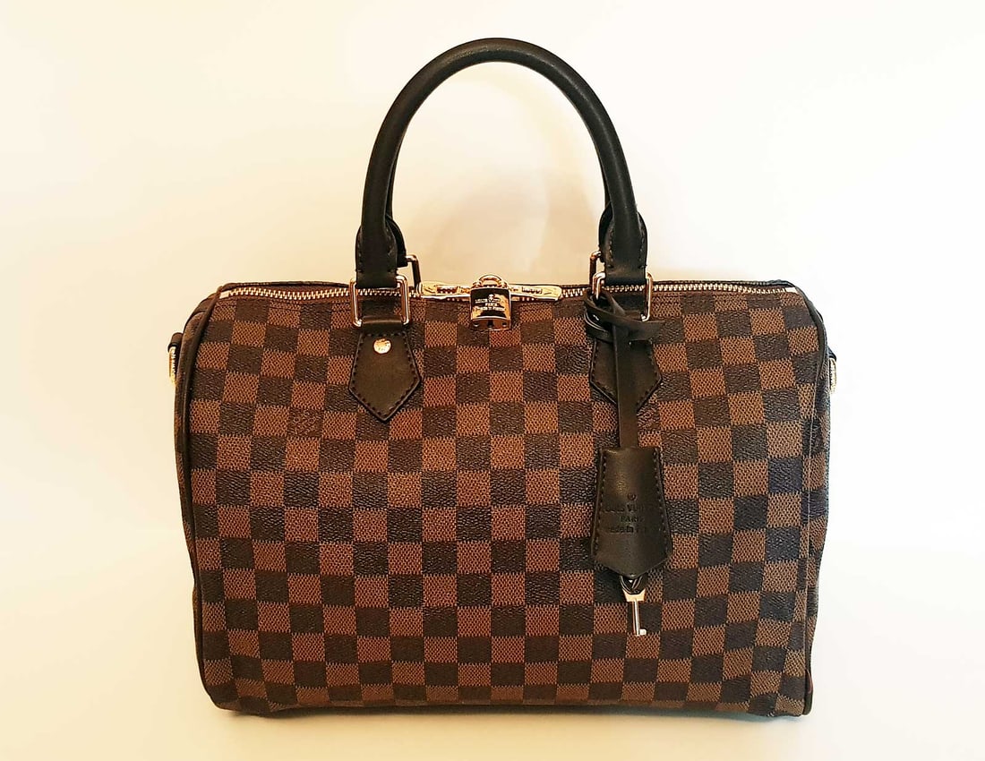 LOUIS VUITTON DAMIER EBENE SPEEDY 30 (1 of 19)