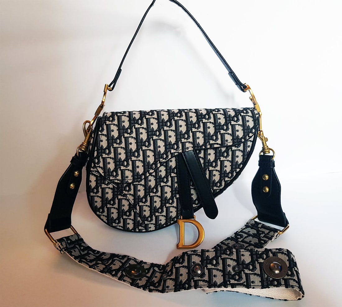 CHRISTIAN DIOR OBLIQUE SADDLE BAG (1 of 15)