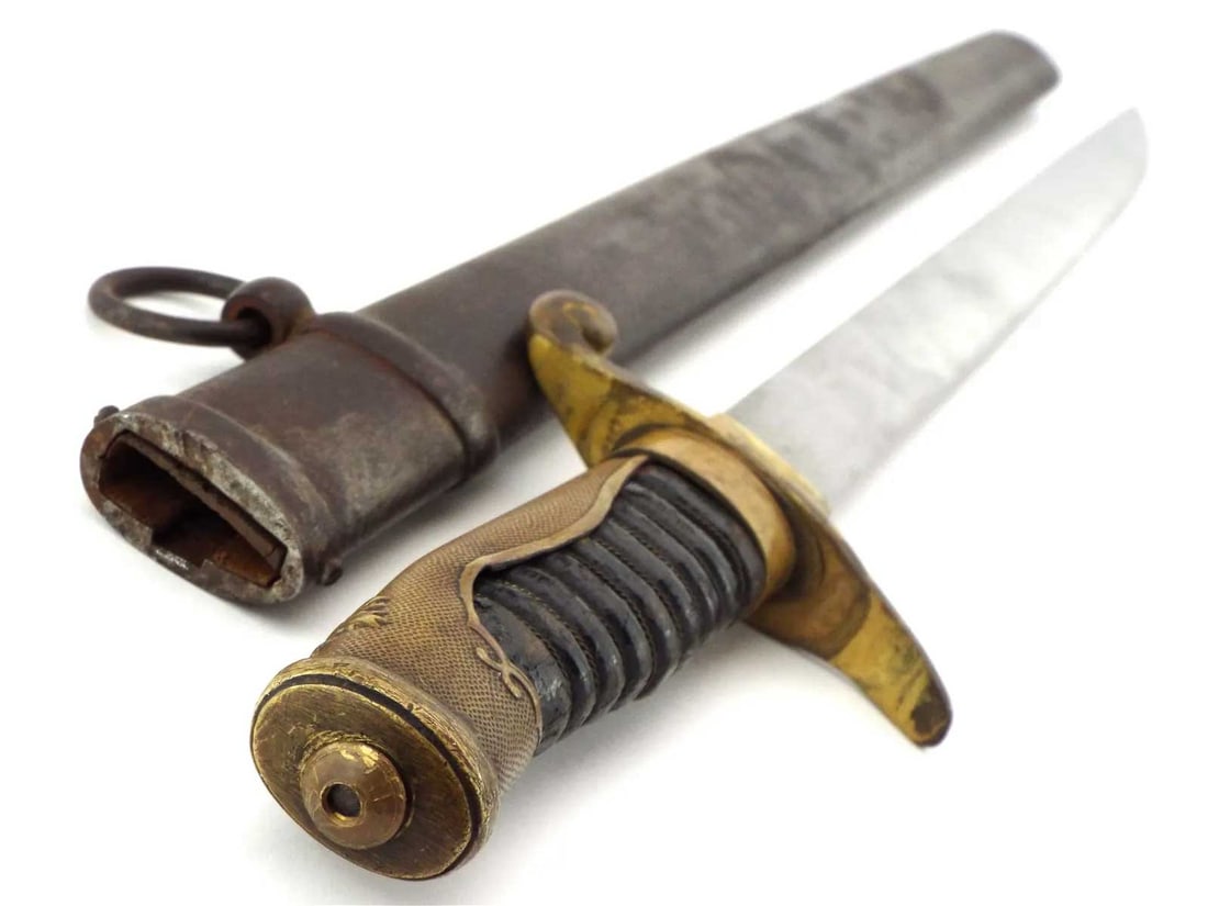 RARE JAPANESE WWII POLICE DIRK, DAGGER (1 of 16)