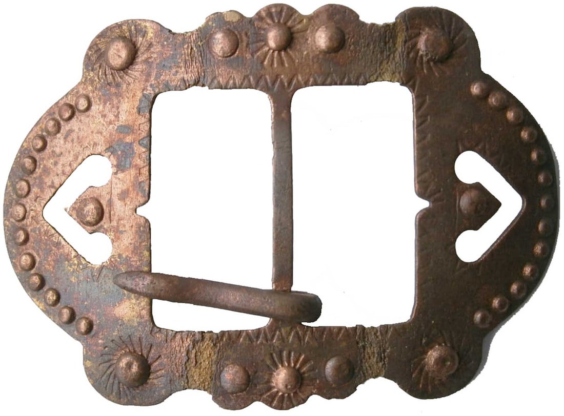 UKRAINIAN WWII HUTSUL BELT BUCKLE (1 of 7)