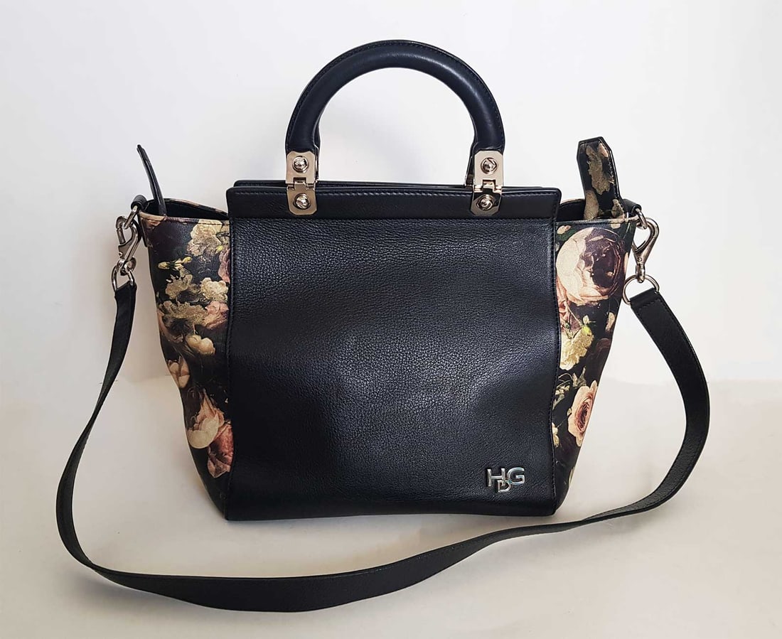 GIVENCHY EX 0198 LEATHER HANDBAG (1 of 12)