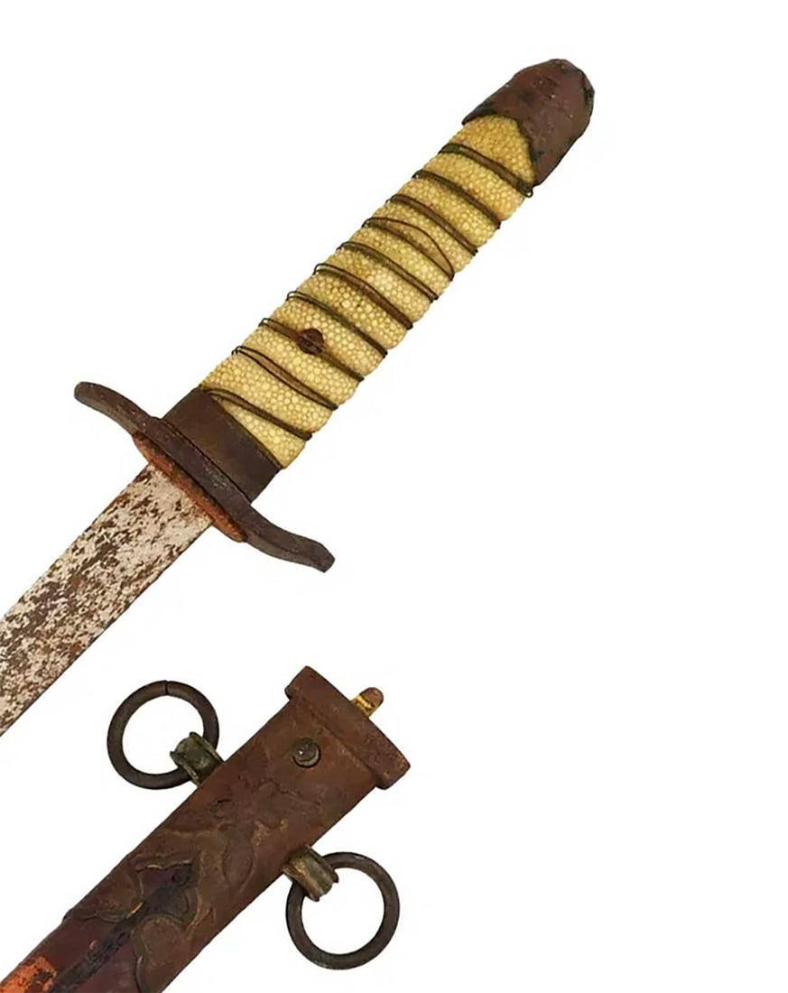 JAPANESE NAVAL OFFICER'S DAGGER, DIRK (1 of 11)