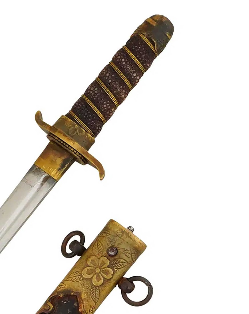 JAPANESE NAVAL OFFICER'S DAGGER, DIRK (1 of 10)