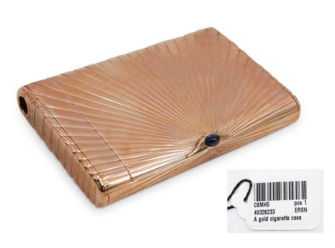 FABERGE - GOLD RUSSIAN CIGARETTE CASE fr. SOTHEBY's (1 of 17)
