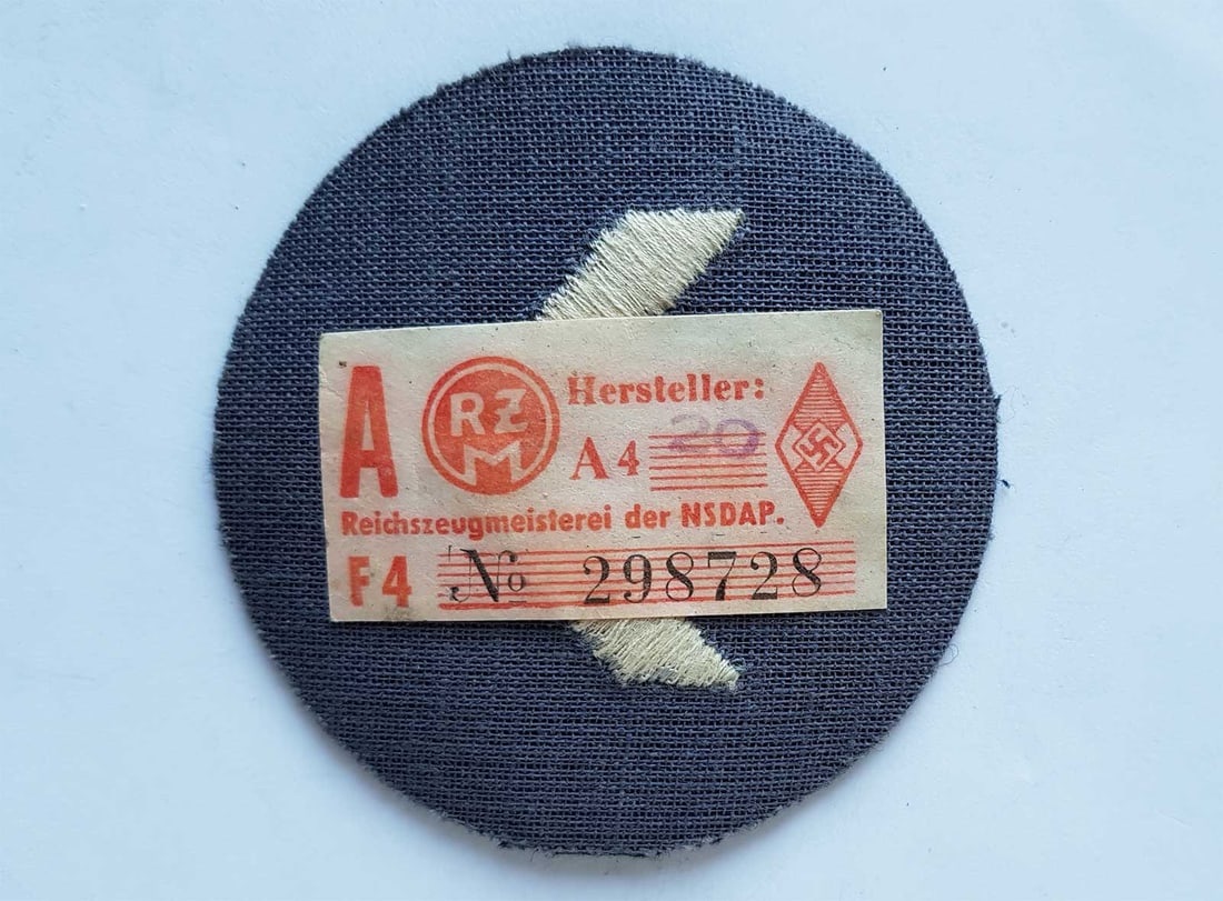 Ww2 German Adolf Hitler 1933 Enameled Lapel Pin By Rzm M1/129