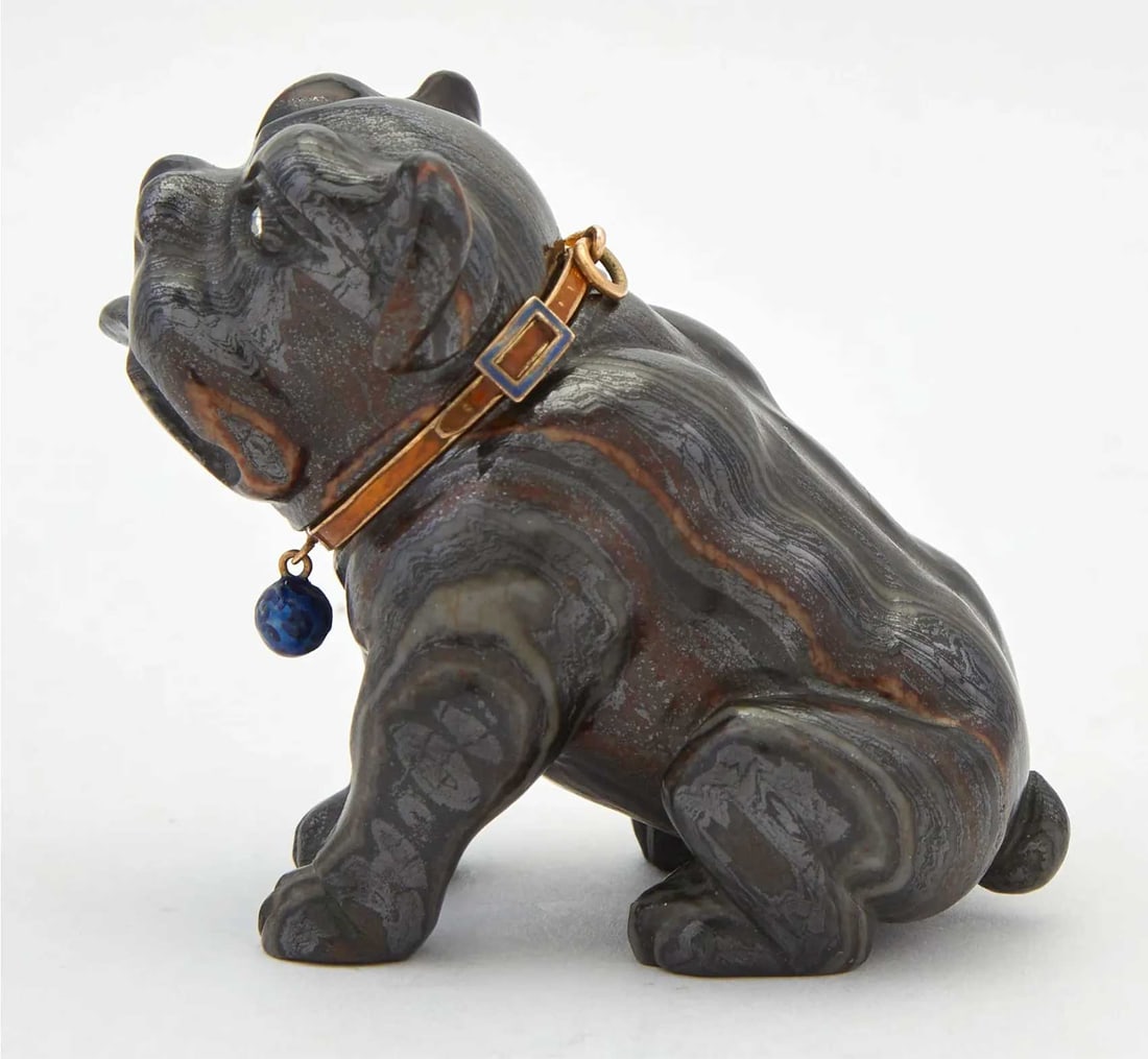 GOLD & DIAMOND's BULLDOG FIGURINE (1 of 10)