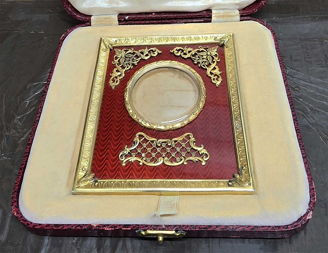 RUSSIAN SILVER & DIAMONDS PICTURE FRAME (1 of 16)