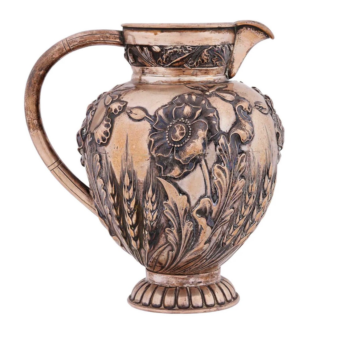 TIFFANY - EXTREMELY RARE LARGE SILVER PITCHER (1 of 13)
