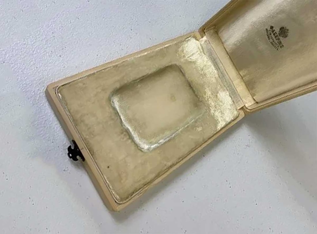 FABERGE - RUSSIAN WOODEN FITTED CASE/BOX - 3