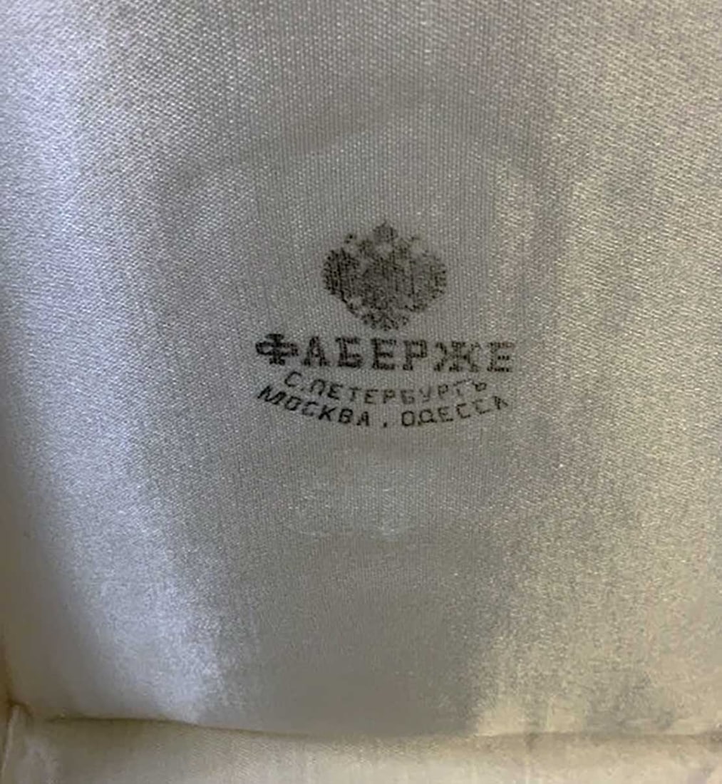 FABERGE - RUSSIAN WOODEN FITTED CASE/BOX - 6