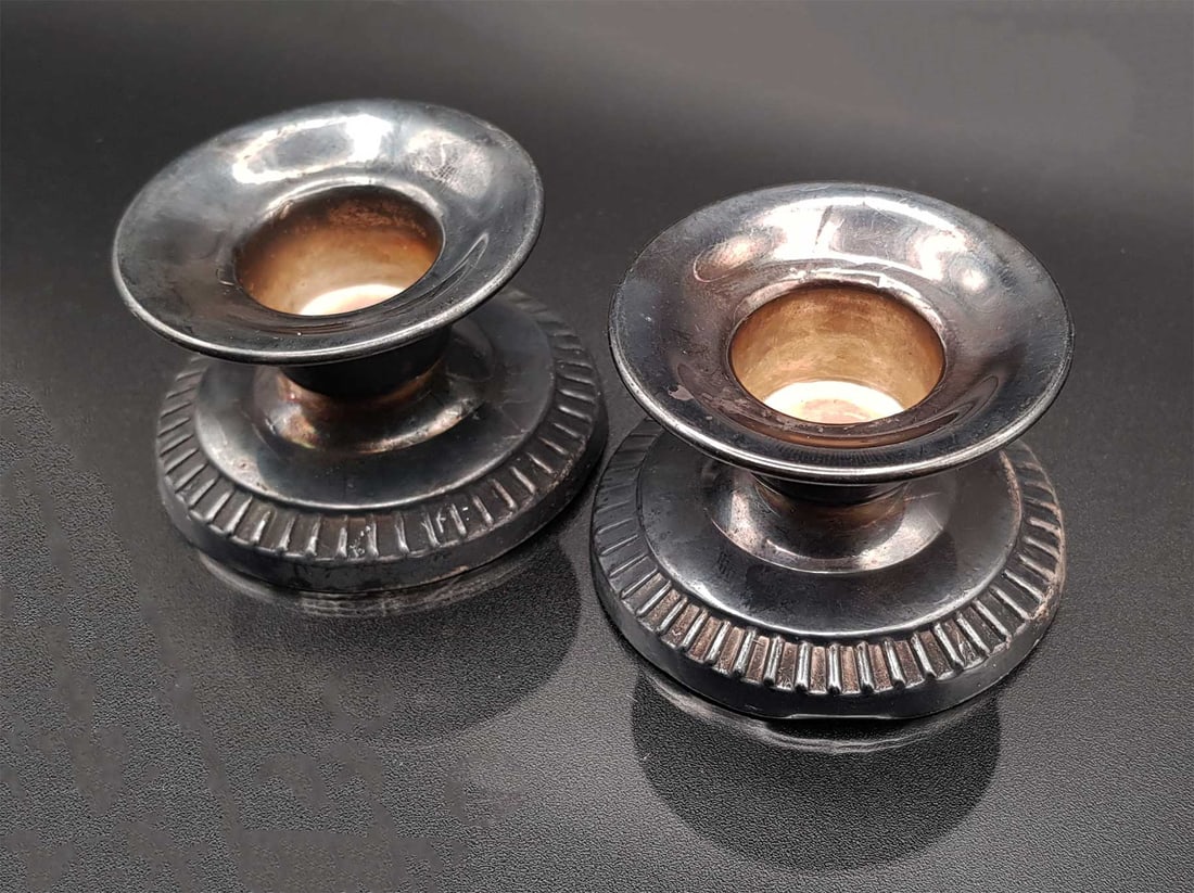 GERMAN ANTIQUE CANDLESTICK, PAIR CANDLE HOLDER: Wonderful Gift! Price Reduced — Limited-Time Offer! GERMAN ANTIQUE CANDLESTICK, PAIR of CANDLE HOLDER Pair of German Candlestick. Marked. A Wonderful and Prestigious Gift for any Occasion. CONDITION