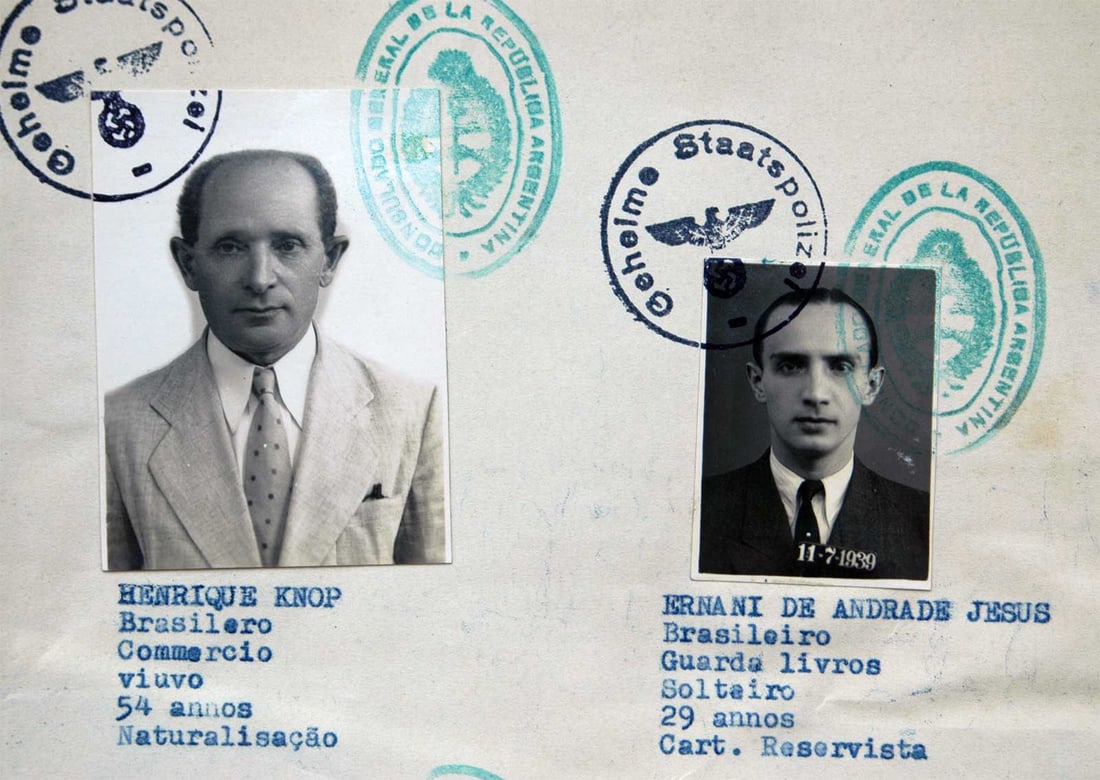 JEWISH WWII VISA IMMIGRATION to ARGENTINA, 1939: Museum Item! JEWISH WWII VISA IMMIGRATION to ARGENTINA, 1939 In 1939, during the German invasion of Poland at the outbreak of World War II, many Polish Jews fled to Argentina from the Warsaw Ghetto. T