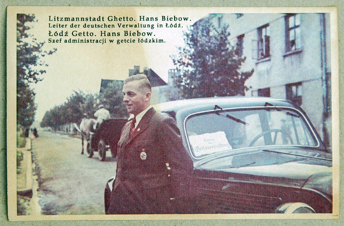 GERMAN WWII POSTCARD, JEWISH GHETTO: Display Item! Flexible Payments: Pay Over 3–6 Months! GERMAN WWII POSTCARD, JEWISH GHETTO LITZMANNSTADT Jewish WWII postcard. Old copy. CONDITION: The item is in good, used condition. For additional