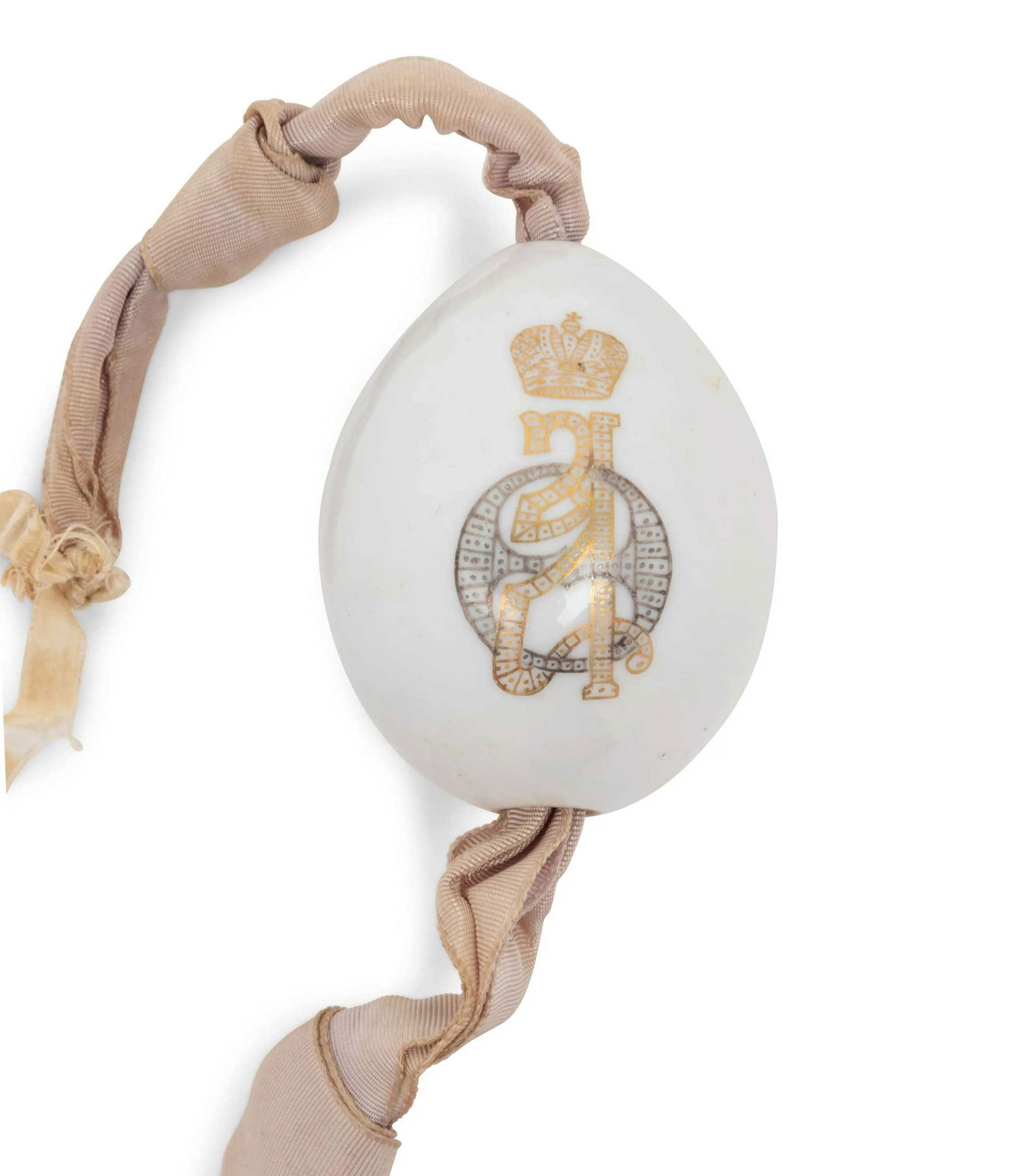 RUSSIAN IMPERIAL PORCELAIN EASTER EGG, 19c. (1 of 11)