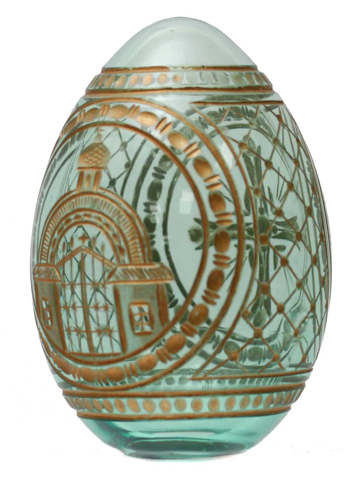 RUSSIAN GLASS EASTER LARGE EGG, 1780x: Flexible Payments: Pay Over 3–6 Months! EXTREMELY RARE ANTIQUE RUSSIAN IMPERIAL GLASS EASTER LARGE EGG, 1780x A blueish glass Easter egg from the Russian Imperial Glass Factory in St. Petersburg,
