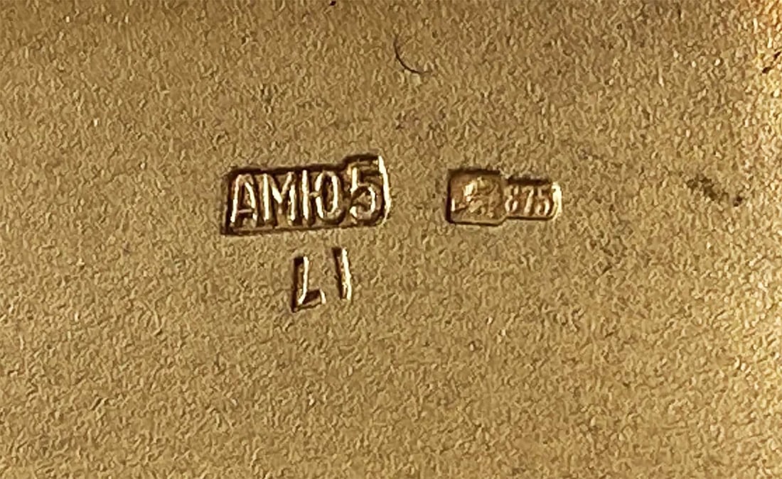 RUSSIAN SOVIET SILVER CIGARETTE CASE, BOX - 13